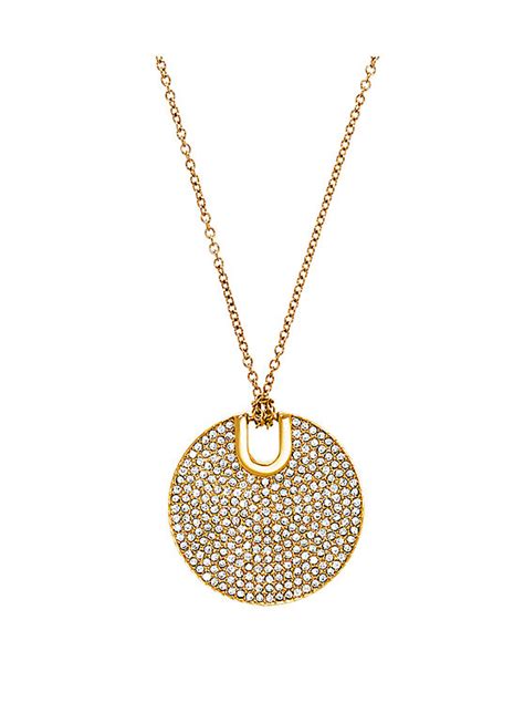 michael kors collier mkj3969710 angezogen|Michael Kors Collier avec Pendentif MKJ3969710 Neuf Couleur: Or.